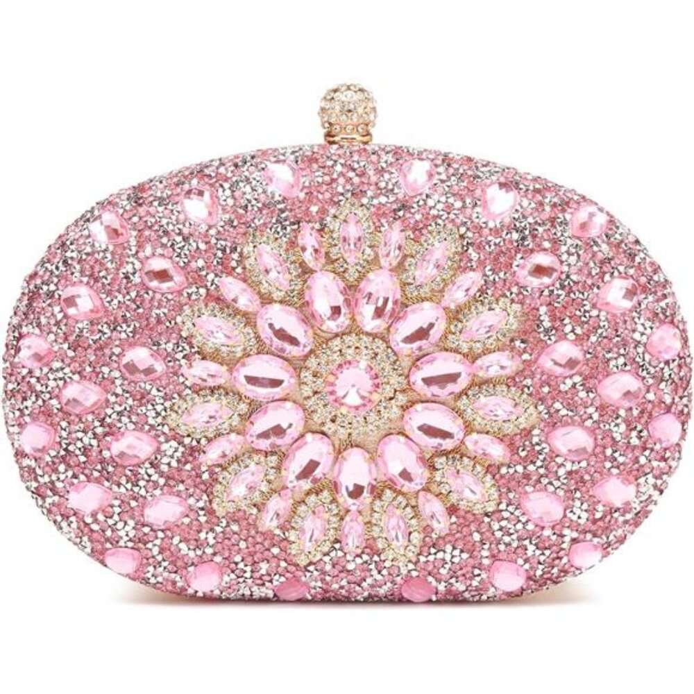 Women's Evening Bags Sparkly Rhinestone Clutch Purses Luxury Handbags